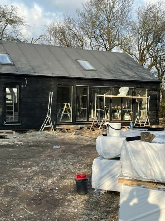 Nyt tag af tagpap hos kunde